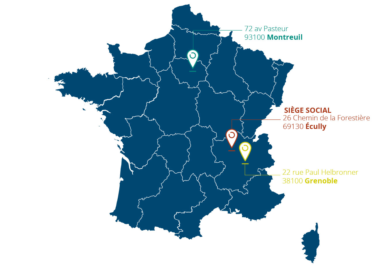 Retrouvez-nous sur la carte