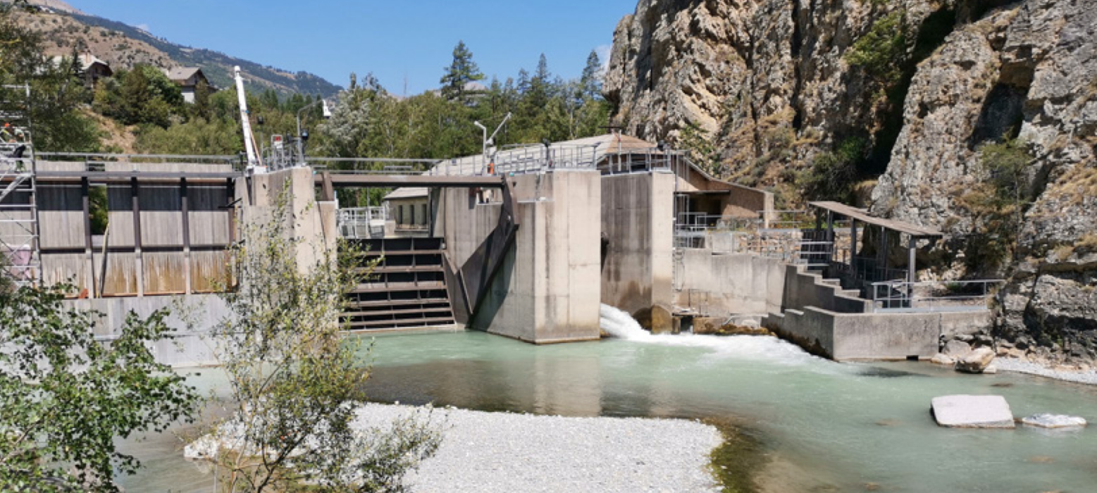 Réfection d'une prise d'eau